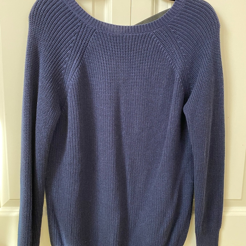 navy blue sweater
